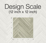 Wallpaper Hermosa Herringbone Peel & Stick Wallpaper // Brown