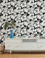 Wallpaper Hibiscus Arboretum Wallpaper // Black