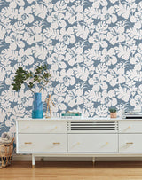 Wallpaper Hibiscus Arboretum Wallpaper // Blue