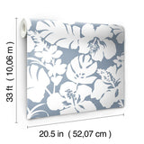 Wallpaper Hibiscus Arboretum Wallpaper // Blue