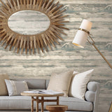 Wallpaper High Tide Peel & Stick Wallpaper // Taupe & Blue