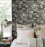 Wallpaper Homestead Wallpaper // Black & Grey