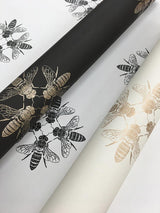 Wallpaper Honey Bee Wallpaper // Black & White