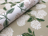 Wallpaper Hydrangea Wallpaper // Beige & Pink