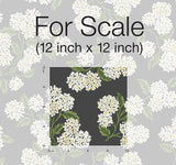 Wallpaper Hydrangea Wallpaper // Black & White
