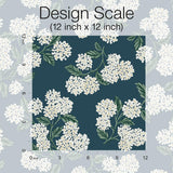 Wallpaper Hydrangea Wallpaper // Blue