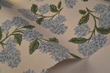 Wallpaper Hydrangea Wallpaper // Blue & White
