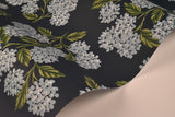Wallpaper Hydrangea Wallpaper // Navy