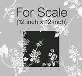 Wallpaper Imperial Blossoms Branch Wallpaper // Black & White