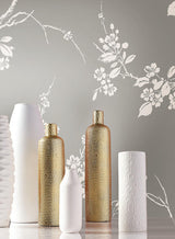 Wallpaper Imperial Blossoms Branch Wallpaper // Grey & White