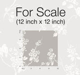 Wallpaper Imperial Blossoms Branch Wallpaper // Grey & White