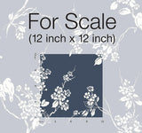 Wallpaper Imperial Blossoms Branch Wallpaper // Navy