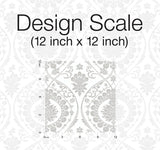 Wallpaper Imperial Damask Wallpaper // White & Silver