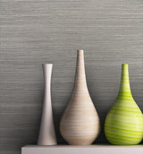 Wallpaper Imperial Wallpaper // Dark Grey & Tan