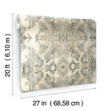 Wallpaper Inner Beauty Peel & Stick Wallpaper // Grey