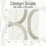 Wallpaper Interlock Peel & Stick Wallpaper // Light Taupe