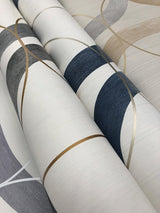 Wallpaper Interlock Wallpaper // Dark Taupe