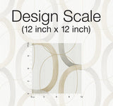 Wallpaper Interlock Wallpaper // Dark Taupe