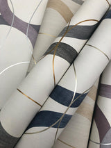 Wallpaper Interlock Wallpaper // Navy