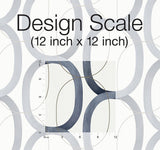 Wallpaper Interlock Wallpaper // Navy