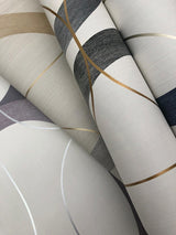 Wallpaper Interlock Wallpaper // Navy