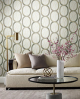 Wallpaper Interlock Wallpaper // Taupe