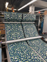 Wallpaper Jasmine Wallpaper // Blue Metallic