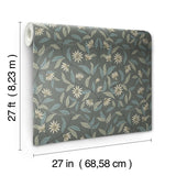 Wallpaper Jasmine Wallpaper // Charcoal