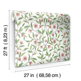 Wallpaper Jasmine Wallpaper // Coral