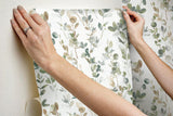 Wallpaper Joyful Eucalyptus Peel & Stick Wallpaper // Green