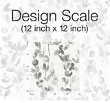 Wallpaper Joyful Eucalyptus Wallpaper // Grey & Taupe