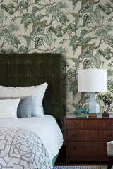 Wallpaper Jungle Cat Wallpaper // Beige