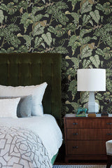 Wallpaper Jungle Cat Wallpaper // Black