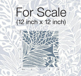 Wallpaper Jungle Leaves Wallpaper // Blue