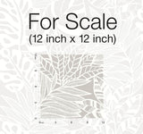 Wallpaper Jungle Leaves Wallpaper // Grey