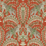 Wallpaper Jungle Leopard Wallpaper // Orange