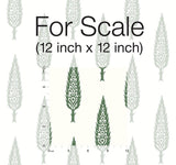 Wallpaper Juniper Tree Wallpaper // Green