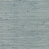 Wallpaper Jute Wallpaper // Silver & Aqua Metallic