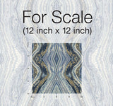 Wallpaper Kaleidoscope Peel & Stick Wallpaper // Blue