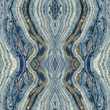 Wallpaper Kaleidoscope Peel & Stick Wallpaper // Blue