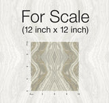 Wallpaper Kaleidoscope Peel & Stick Wallpaper // Light Grey