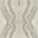 Wallpaper Kaleidoscope Peel & Stick Wallpaper // Light Grey