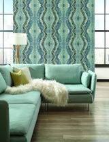 Wallpaper Kaleidoscope Wallpaper // Blue