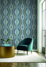 Wallpaper Kaleidoscope Wallpaper // Blue