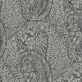 Wallpaper Kashmir Dreams Paisley Wallpaper // Black