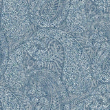 Wallpaper Kashmir Dreams Paisley Wallpaper // Blue