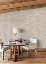 Wallpaper Kashmir Dreams Paisley Wallpaper // Pink