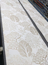 Wallpaper Kimono Trees Wallpaper // Metallic