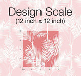 Wallpaper King Palm Silhouette Wallpaper // Coral