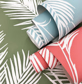 Wallpaper King Palm Silhouette Wallpaper // Coral